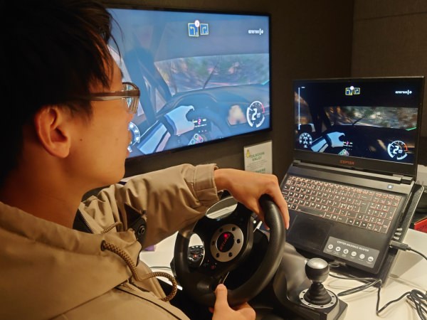 WRC 9 ratilla Lahden tiedepuistossa, Kaptam Gamers videopeliklubilla